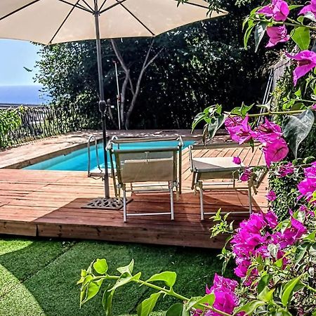 Ferienwohnung Flat With Panoramic Terrace And Private Pool Mt5X3 Taormina Exterior foto