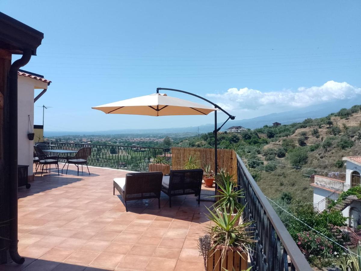 Ferienwohnung Flat With Panoramic Terrace And Private Pool Mt5X3 Taormina Exterior foto