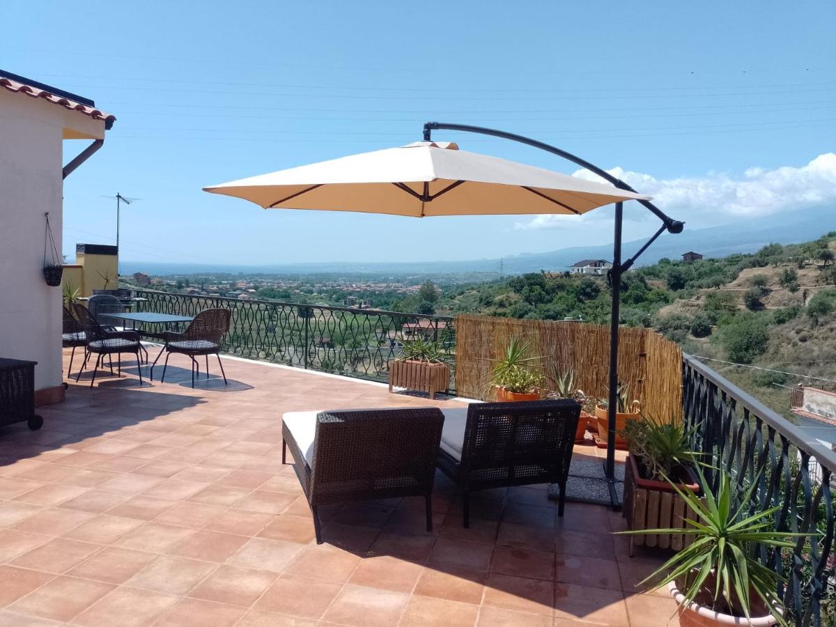 Ferienwohnung Flat With Panoramic Terrace And Private Pool Mt5X3 Taormina Exterior foto