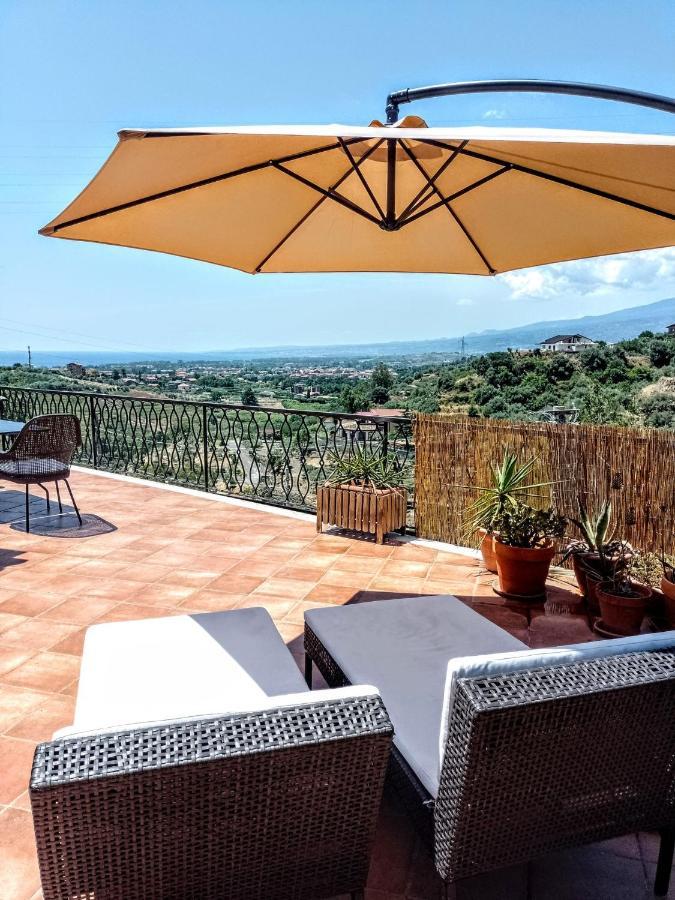 Ferienwohnung Flat With Panoramic Terrace And Private Pool Mt5X3 Taormina Exterior foto