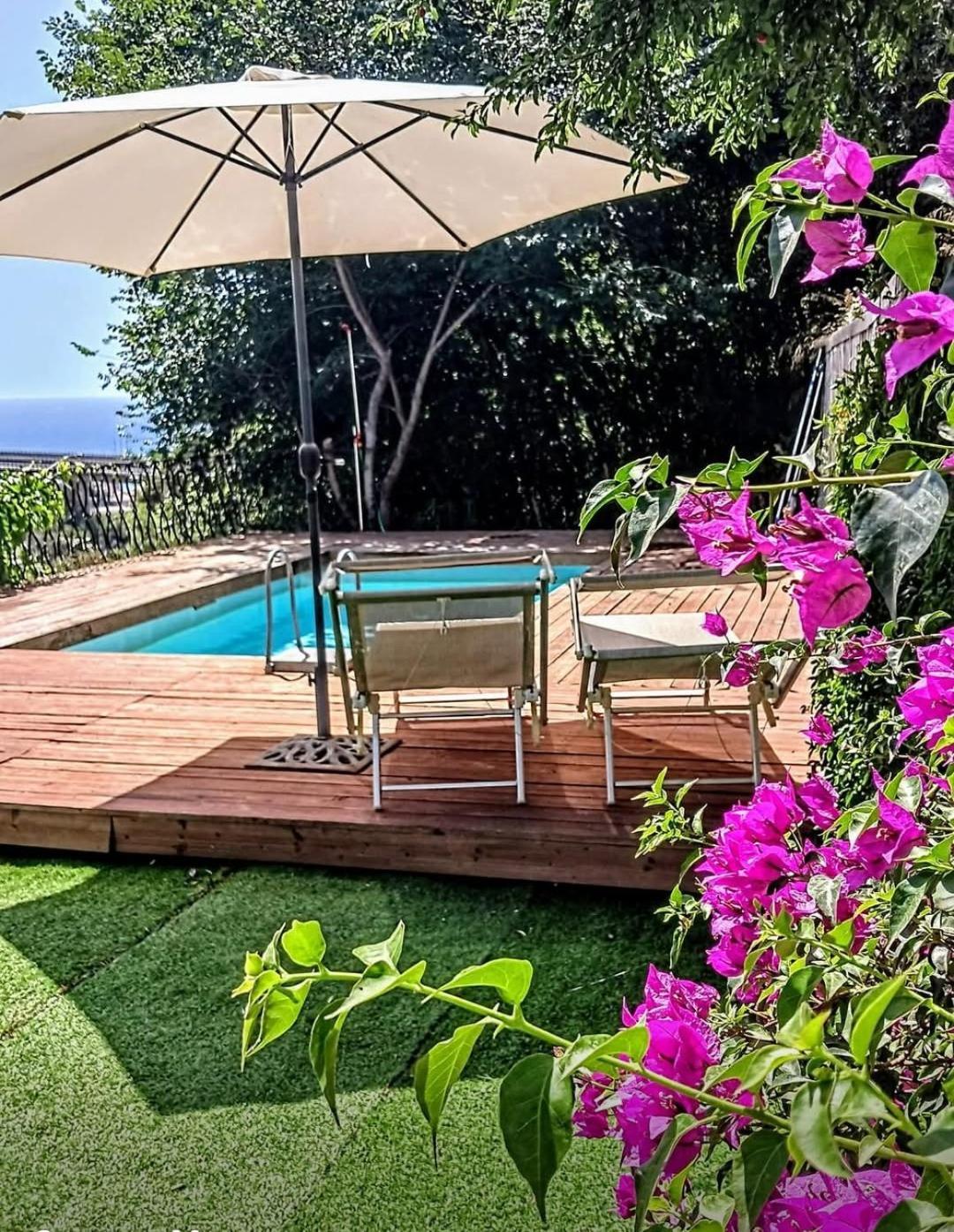 Ferienwohnung Flat With Panoramic Terrace And Private Pool Mt5X3 Taormina Exterior foto